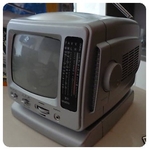 TIP - Fernseher m. Radio analog 14 cm s/w auch als Monitor mit 230 V und 12 V
