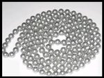 Lange Glas Perlenkette Perlen einzeln geknotet ca.120 cm